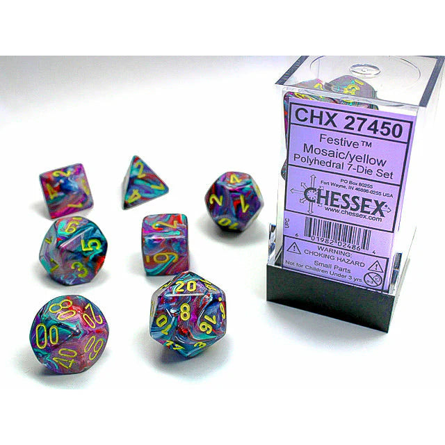 CHX : RPG Dice Set (7) - Festive