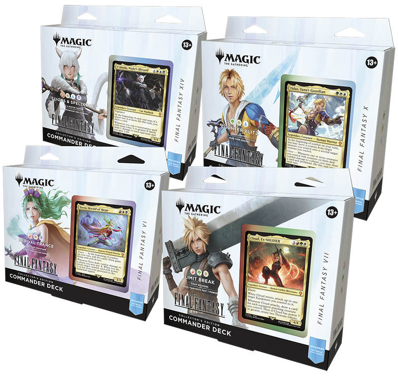 MtG : Final Fantasy - Boosters, Bundles, Starter Kits & Commander Decks