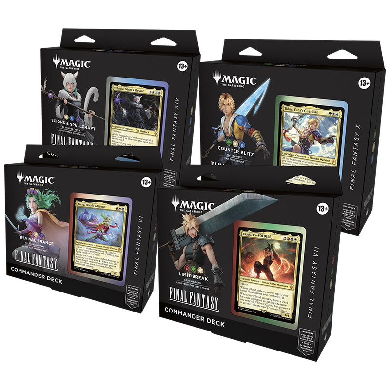 MtG : Final Fantasy - Boosters, Bundles, Starter Kits & Commander Decks