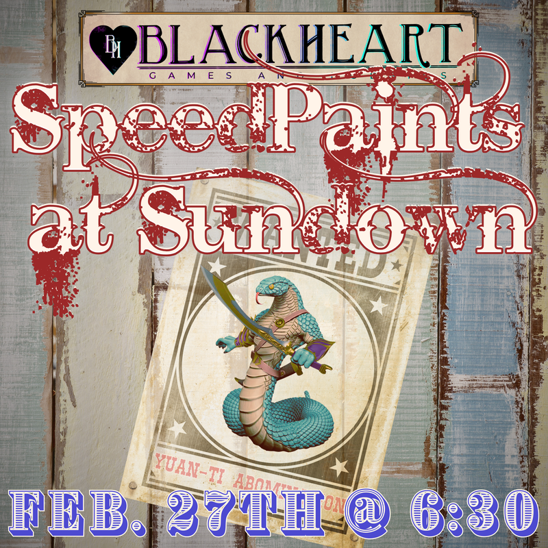 ( 27th Feb. ) -- Speedpaints at Sundown